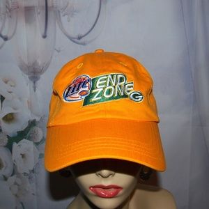 Green Bay Packers Hat NFL End Zone Miller Lite Hat